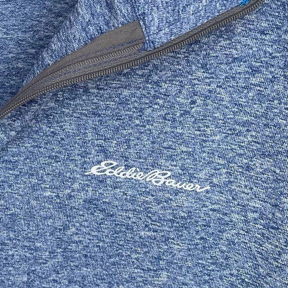 VTG Eddie Bauer Performance Long Sleeve Quarter Zip Athletic Jacket Medium - Picture 5 of 8